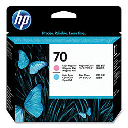 HP 70 Cyan/Magenta Ink Cartridge ,Model C9405A ,Page Yield 500