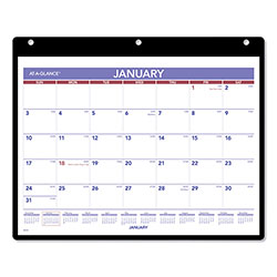 At-A-Glance Monthly Desk/Wall Calendar, 11 x 8, White, 2022