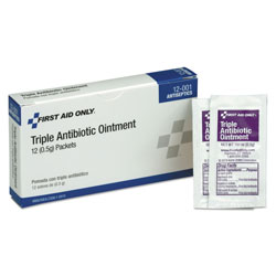 Physicians Care First Aid Kit Refill Triple Antibiotic Ointment, 12/Box