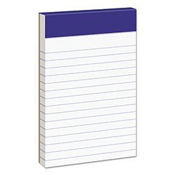 Ampad Perforated Writing Pads, Narrow Rule, 3 x 5, 50 Sheets, Dozen