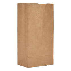 GEN Grocery Paper Bags, 50 lbs Capacity, #4, 5"w x 3.13"d x 9.75"h, Kraft, 500 Bags