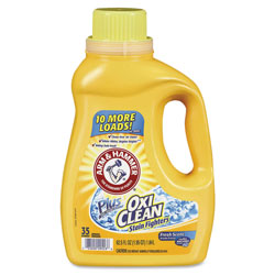 Arm & Hammer® OxiClean Concentrated Liquid Laundry Detergent, Fresh, 61.25 oz Bottle