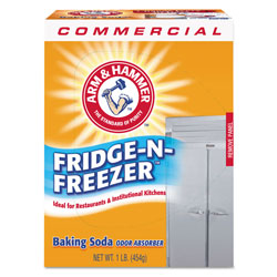 Arm & Hammer® Fridge-N-Freezer Pack Baking Soda, Unscented, Powder, 16 oz., 12/Carton