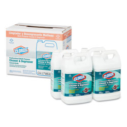 Clorox Professional Multi-Purpose Cleaner and Degreaser Concentrate, 1 gal, 4/Carton