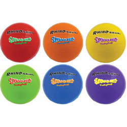 CH Super Squeeze Volleyball Set, Rhino Skin, Assorted, 6 Balls/Set