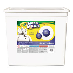 Crayola Model Magic Modeling Compound, 8 oz each packet, White, 2 lbs.