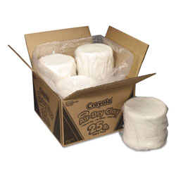 Crayola Air-Dry Clay, White, 25lb Box