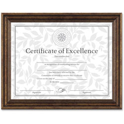 Dax Antique Bronze Document Frame with Certificate, 8 1/2 x 11 ...