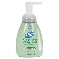 Dial Basics Foaming Hand Soap, 7.5oz, Honeysuckle, 8/Carton