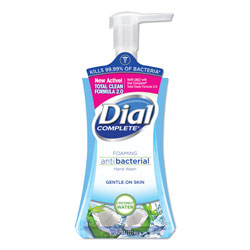 Dial Complete® Antibacterial Foaming Hand Wash, Coconut Waters, 7.5 oz Pump Bottle