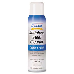 ITW Dymon Stainless Steel Cleaner, 16oz, Aerosol, 12/Carton