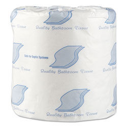 GEN Standard Bath Tissue, Septic Safe, 1-Ply, White, 1,000 Sheets/Roll, 96 Wrapped Rolls/Carton