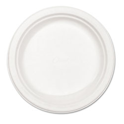 Chinet Paper Dinnerware, Plate, 8 3/4" dia, White, 500/Carton