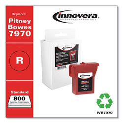 Innovera Compatible Red Ink, Replacement For Pitney Bowes 7970, 800 Page Yield