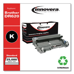 Innovera Remanufactured Black Drum Unit, Replacement for Brother DR620, 25,000 Page-Yield