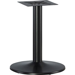Lorell 87000 Series Conference Table Base for 42"/48" Tops, 24" x 24" x 29", Black