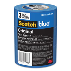 Scotch™ Original Multi-Surface Painter's Tape, 3" Core, 1.88" x 60 yds, Blue, 3/Pack