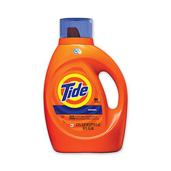 Tide HE Laundry Detergent, Original Scent, Liquid, 64 Loads, 92 oz Bottle