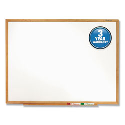 Quartet® Classic Series Total Erase Dry Erase Board, 48 x 36, Oak Finish Frame