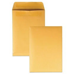 Quality Park Redi-Seal Catalog Envelope, #6, Cheese Blade Flap, Redi-Seal Closure, 7.5 x 10.5, Brown Kraft, 250/Box