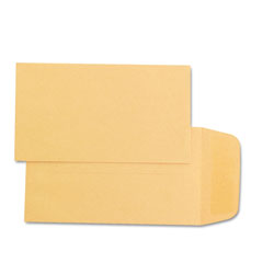 Quality Park Kraft Coin & Small Parts Envelope, #1, Square Flap, Gummed Closure, 2.25 x 3.5, Brown Kraft, 500/Box