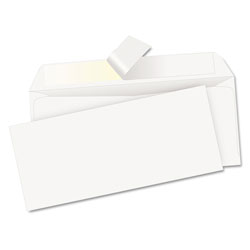 Quality Park Redi-Strip Envelope, #10, Commercial Flap, Redi-Strip Closure, 4.13 x 9.5, White, 500/Box
