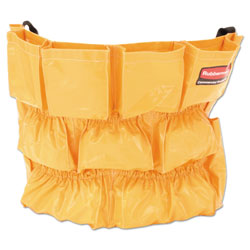 Rubbermaid Brute Caddy Bag, 12 Pockets, Yellow