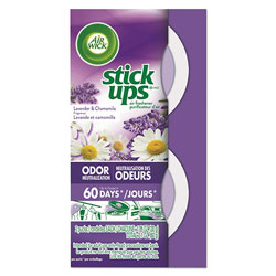Air Wick Stick Ups Air Freshener, 2.1 oz, Lavender & Chamomile, 12/Carton