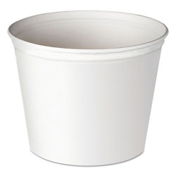 Browning Double Wrapped Paper Bucket, Unwaxed, White, 83oz, 100/Carton