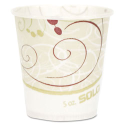 Solo 5 Oz Cold Paper Cups, Symphony Design, Pack of 3000
