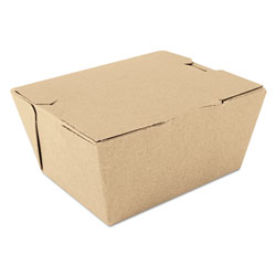 SCT ChampPak Carryout Boxes, #1, Kraft, 4.38 x 3.5 x 2.5, 450/Carton