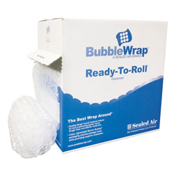 Paper Bubble Wrap® Bubble Wrap® Cushion Bubble Roll, 1/2" Thick, 12" x 65ft