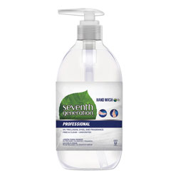 Seventh Generation Professional Natural Hand Wash, Free & Clean, Unscented, 12 oz Pump Bottle
