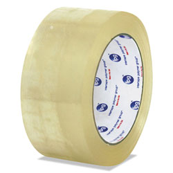 Universal Clear Packaging Tape, 3" Core, 72 mm x 100 m, Clear, 24/Carton