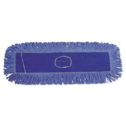 Boardwalk Mop Head, Dust, Looped-End, Cotton/Synthetic Fibers, 24 x 5, Blue
