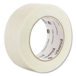 Universal 350# Premium Filament Tape, 3" Core, 48 mm x 54.8 m, Clear