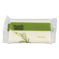 Pure & Natural™ Body & Facial Soap, # 1 1/2, Fresh Scent, White, 500/Carton