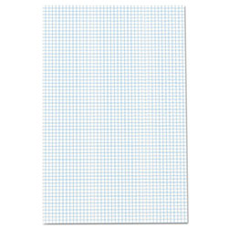 Ampad Quadrille Pads, Quadrille Rule (4 sq/in), 50 White (Standard 15 lb Bond) 11 x 17 Sheets