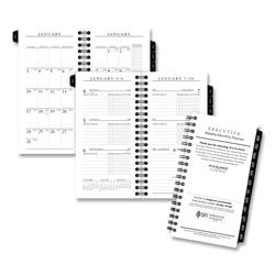 At-A-Glance Executive Pocket Size Weekly/Monthly Planner Refill, 6.25 x 3.25, White, 2021