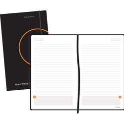 At-A-Glance Plan. Write. Remember. Perfect-Bound Planning Notebook, 8 1/4 x 5, Black