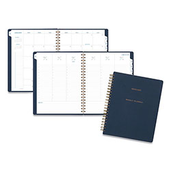 At-A-Glance Signature Collection Firenze Navy Weekly/Monthly Planner, 11 x 8.5, Navy Cover, 13-Month (Jan to Jan): 2024 to 2025