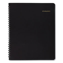 At-A-Glance Weekly/Monthly Appointment Book, 8.75 x 7, Black, 2022