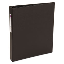 Avery Economy Non-View Binder with Round Rings, 3 Rings, 1" Capacity, 11 x 8.5, Black