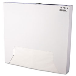 Bagcraft Grease-Resistant Paper Wraps and Liners, 15 x 16, White, 1000/Box, 3 Boxes/Carton