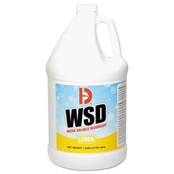 Big D Water-Soluble Deodorant, Lemon Scent, 1 gallon Bottles, 4/Carton