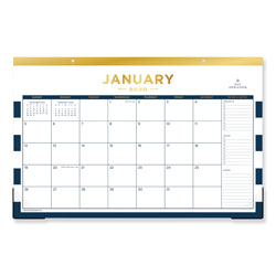 Blue Sky Day Designer Desk Pad Calendar, 17 x 11, 2021