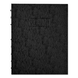 Blueline EcoLogix NotePro Notebook, Medium/College Rule, Black Cover, 9.25 x 7.25, 75 Sheets