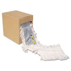 Boardwalk Flash Forty Disposable Dustmop, Cotton, 5", Natural