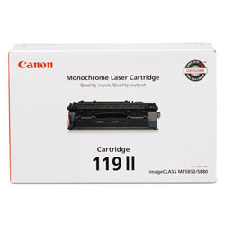 Canon 3480B001 (CRG-119 II) High-Yield Toner, 6400 Page-Yield, Black
