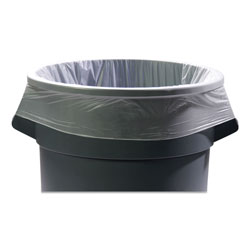Coastwide Professional™ AccuFit Linear Low-Density Can Liners, 23 gal, 0.9 mil, 28" x 45", Clear, 200/Carton